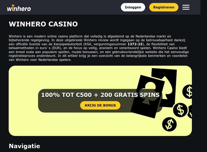 Introduction to winhero bonus